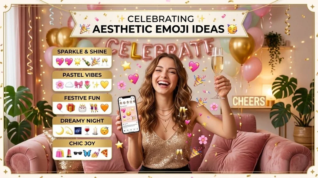 Aesthetic emoji ideas for social media
