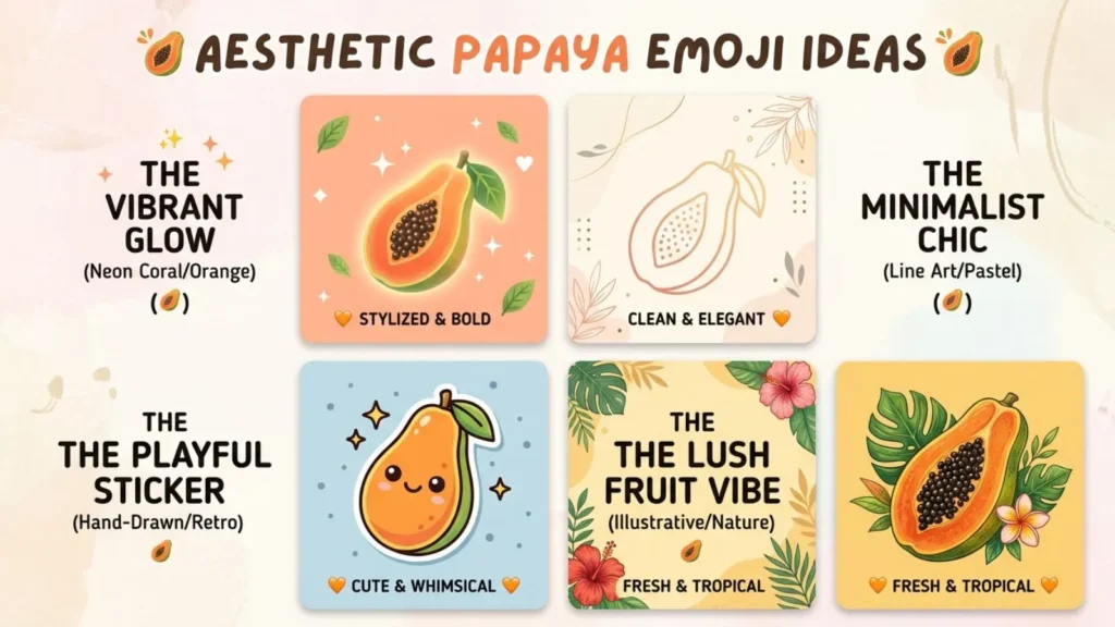 Aesthetic emoji ideas for social media