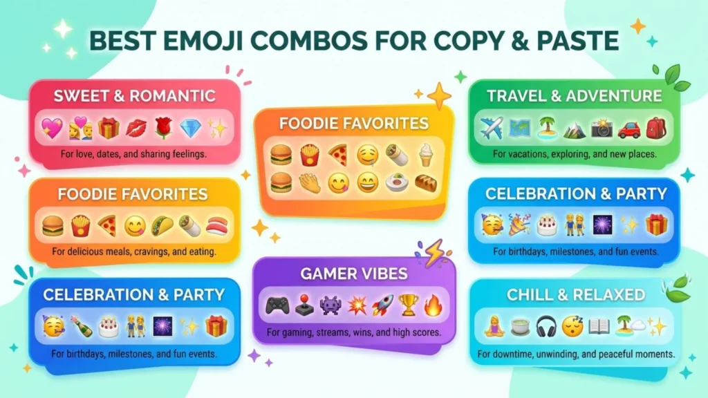 Best emoji combinations for copy paste