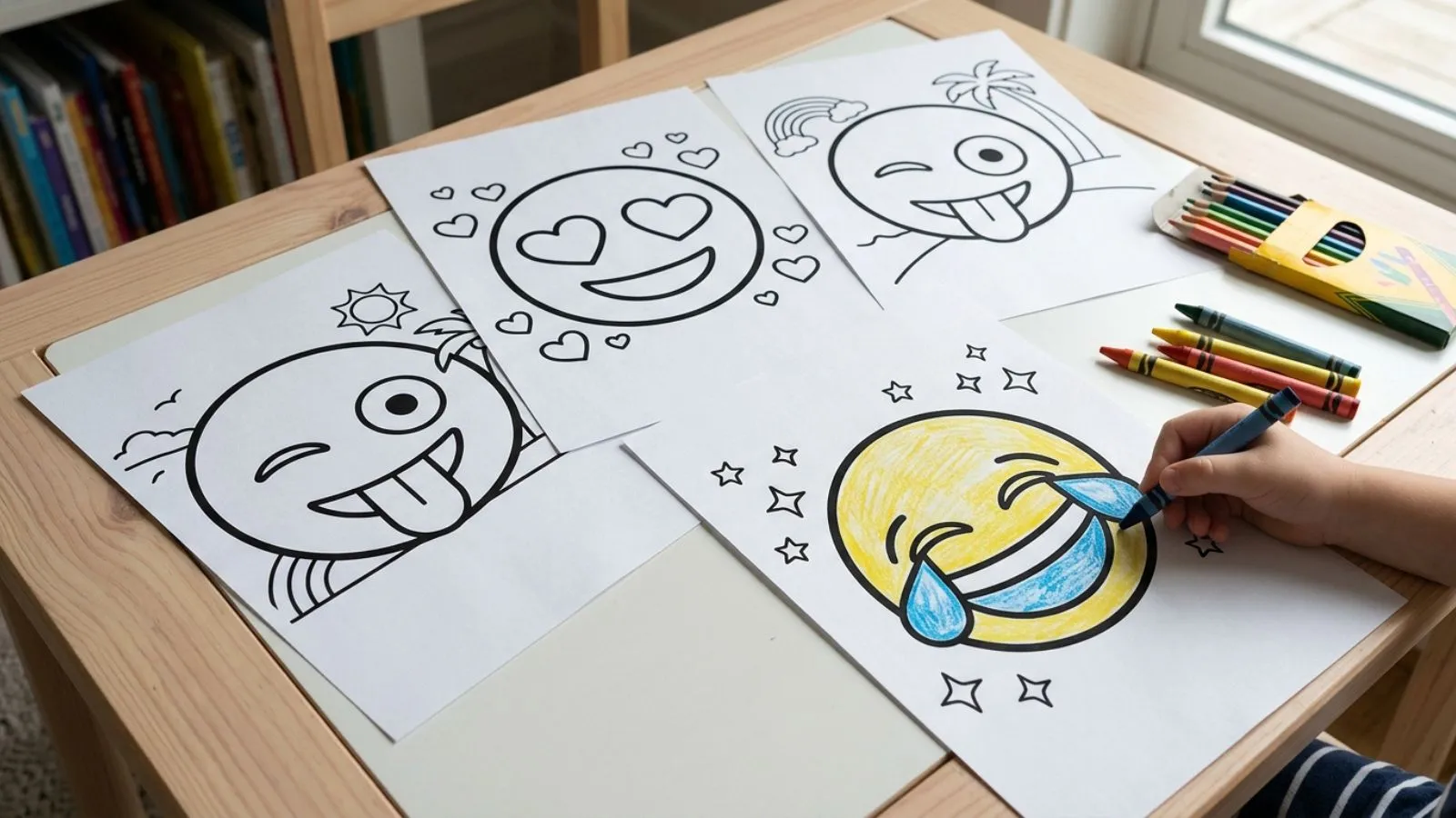 Emoji Coloring Pages