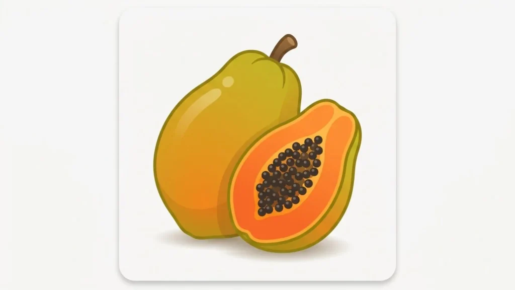 Emoji Papaya