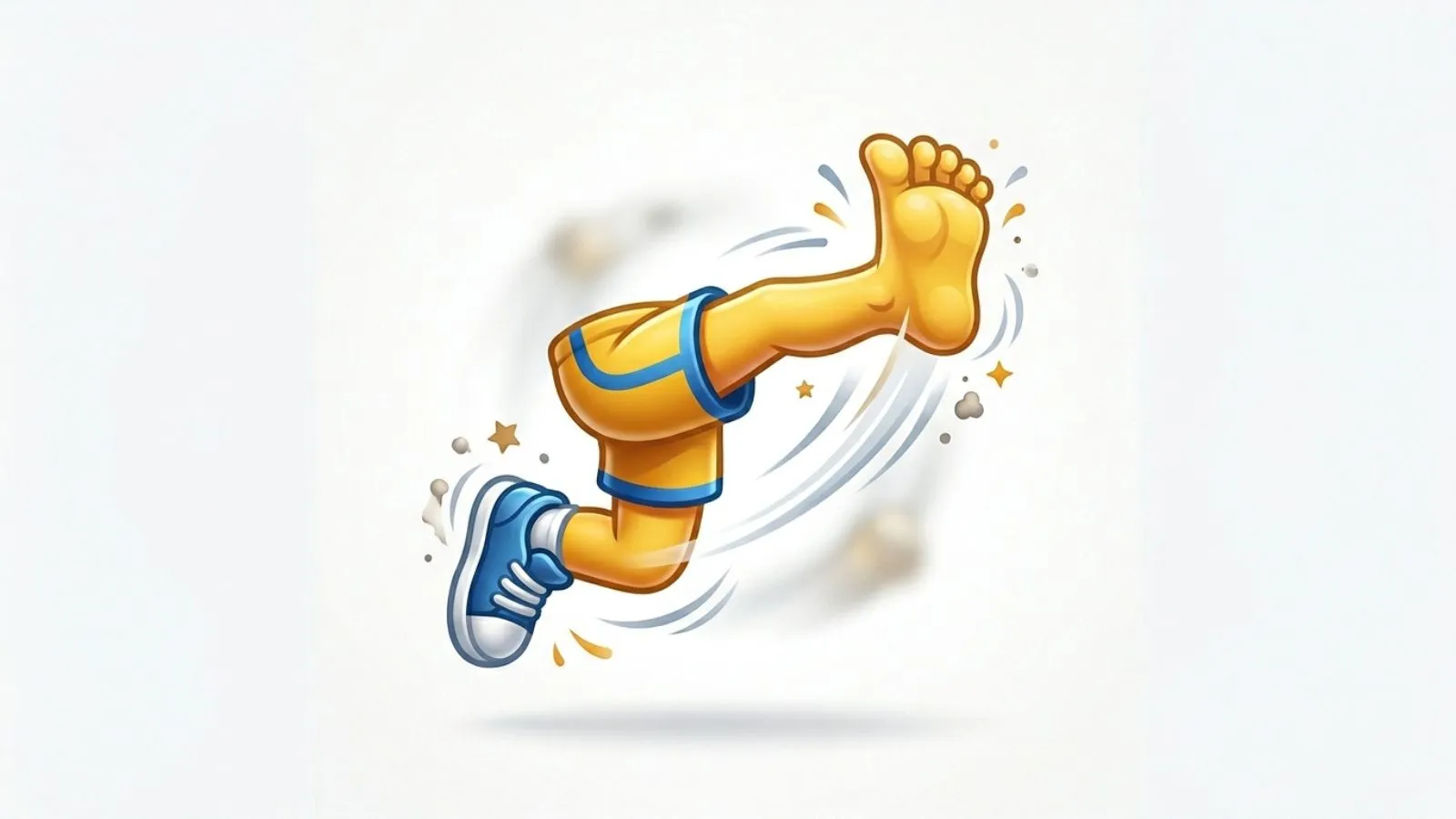 Kicking Feet Emoji