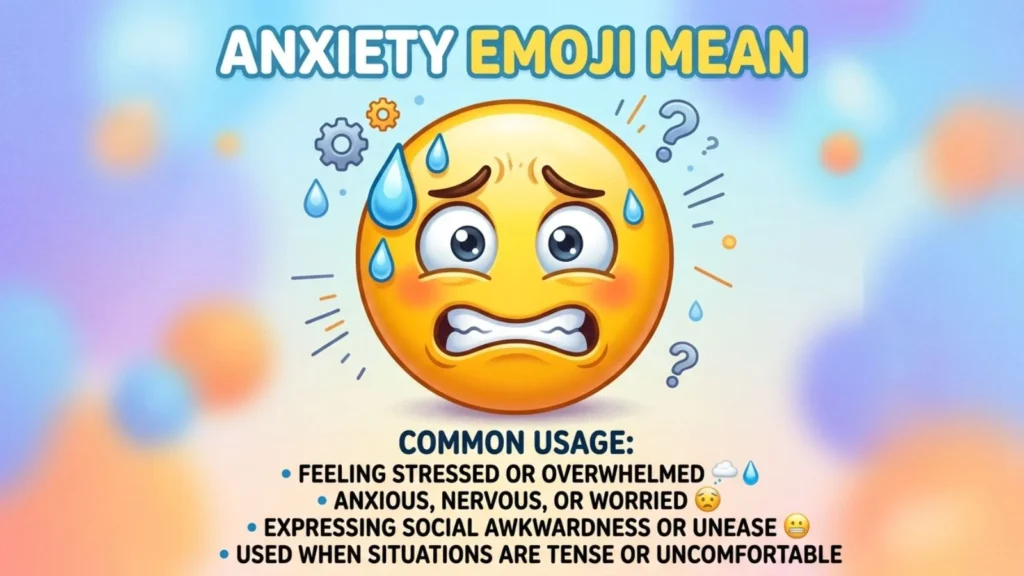 Anxiety Emoji Mean