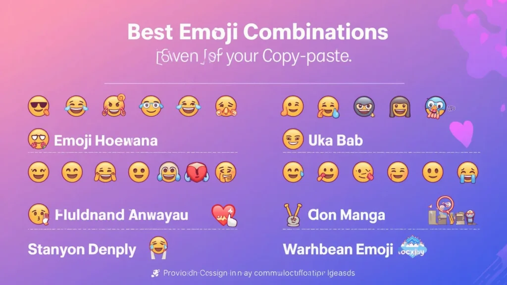 Best Emoji Combinations for Copy Paste