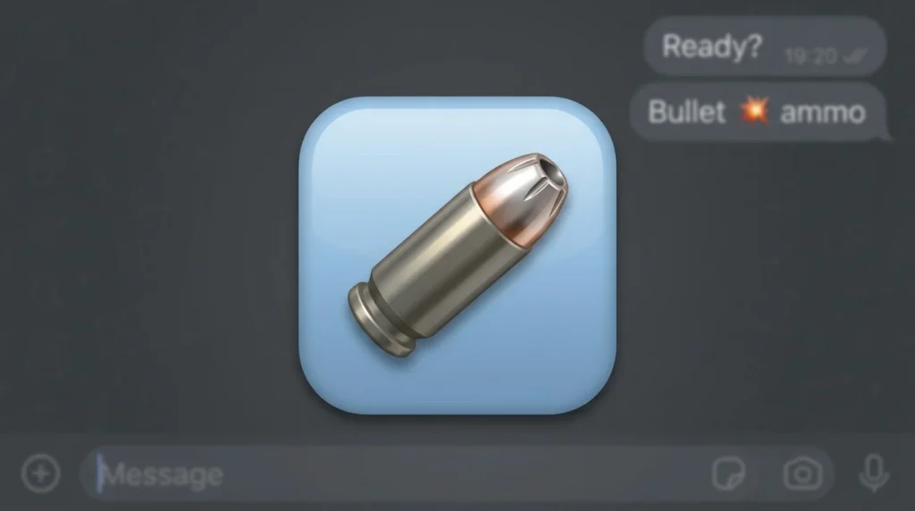 Bullet Emoji Mean