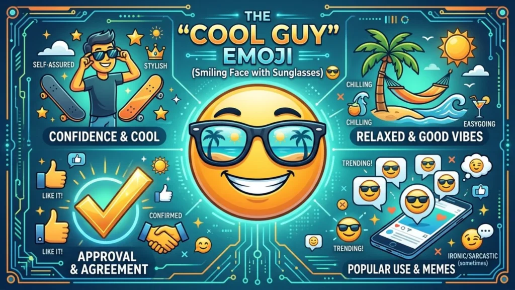 Cool Guy Emoji Mean