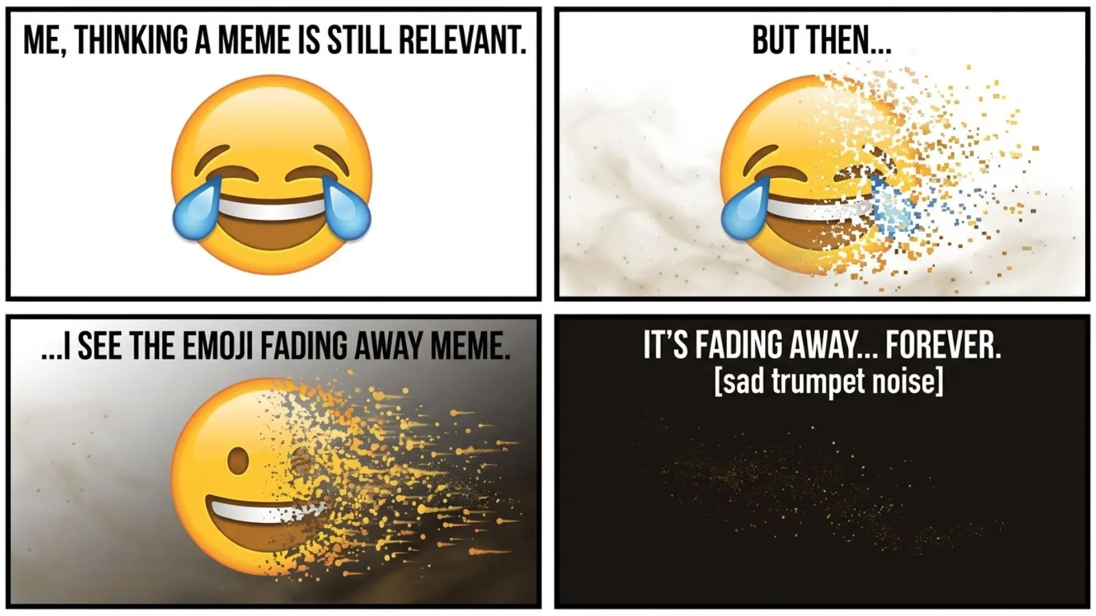 Emoji Fading Away Meme
