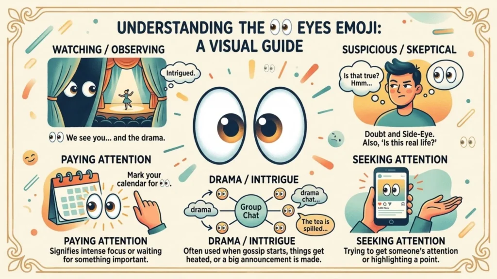 Eyes Emoji Mean