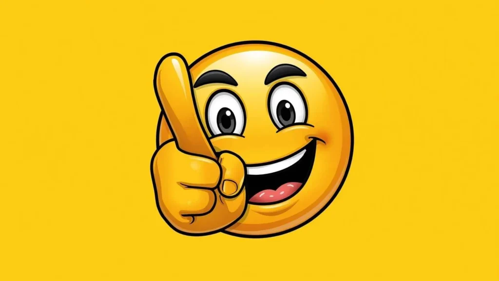 Finger Pointing At You Emoji Mean