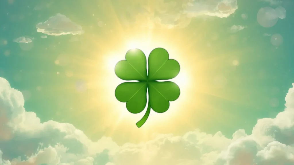 Four Leaf Clover Emoji Mean