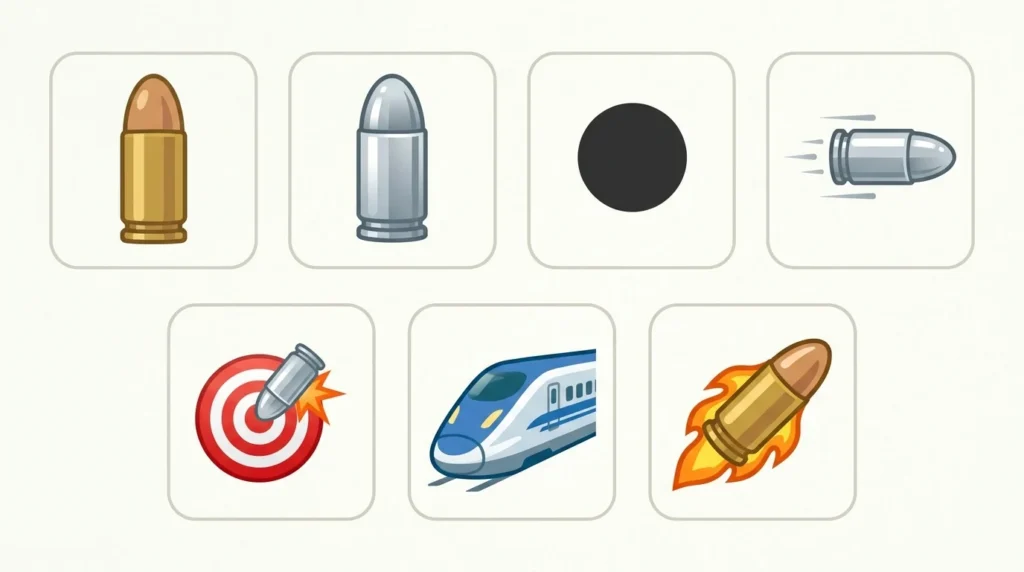 How to Use Bullet Emoji Emojis