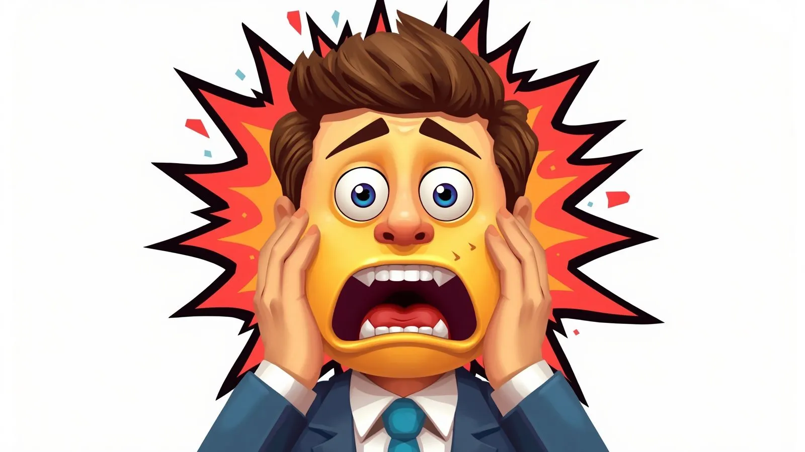 Man Choking Himself Emoji