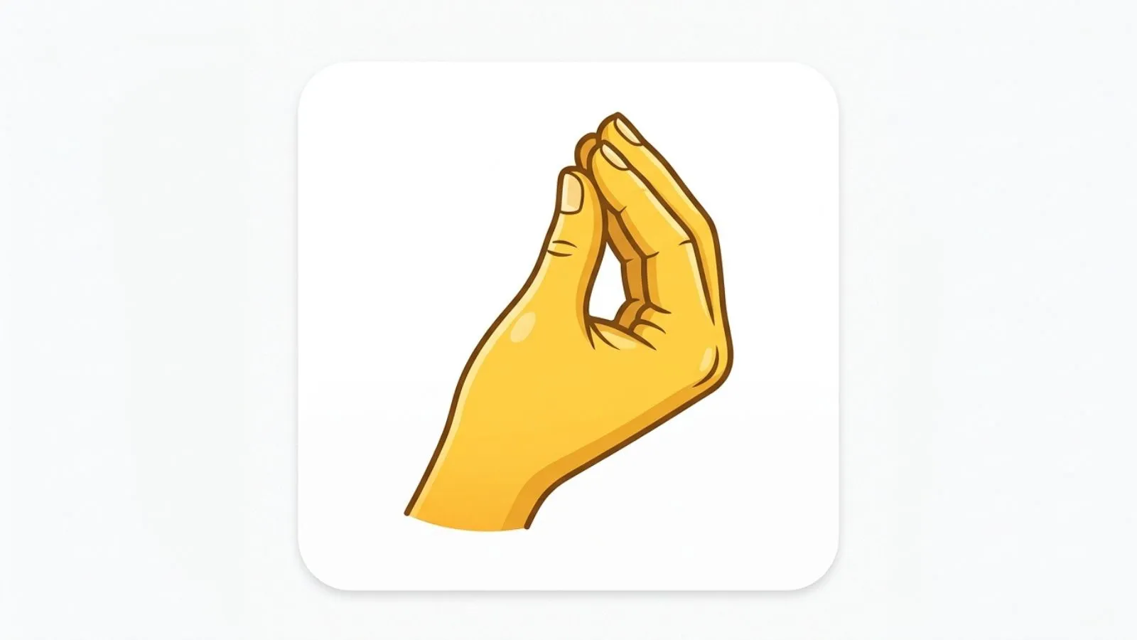 Pinched Fingers Emoji