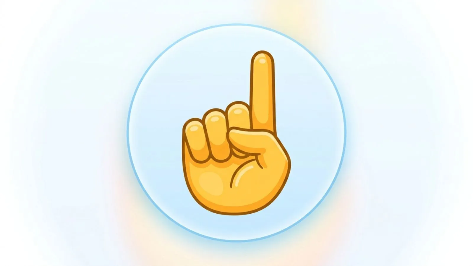 Pointing Up Emoji