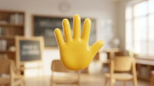 Raise Hand Emoji