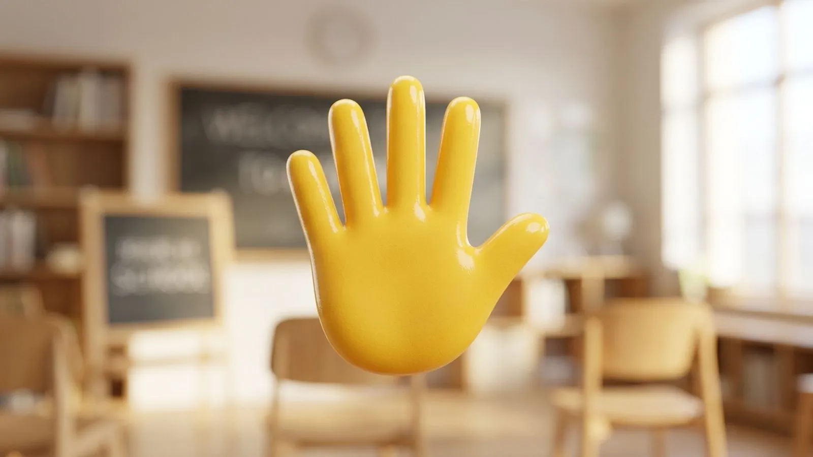 Raise Hand Emoji