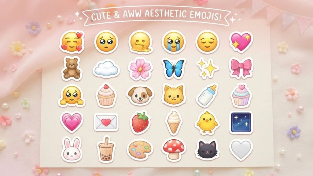 Aesthetic Emoji Ideas for Social Media