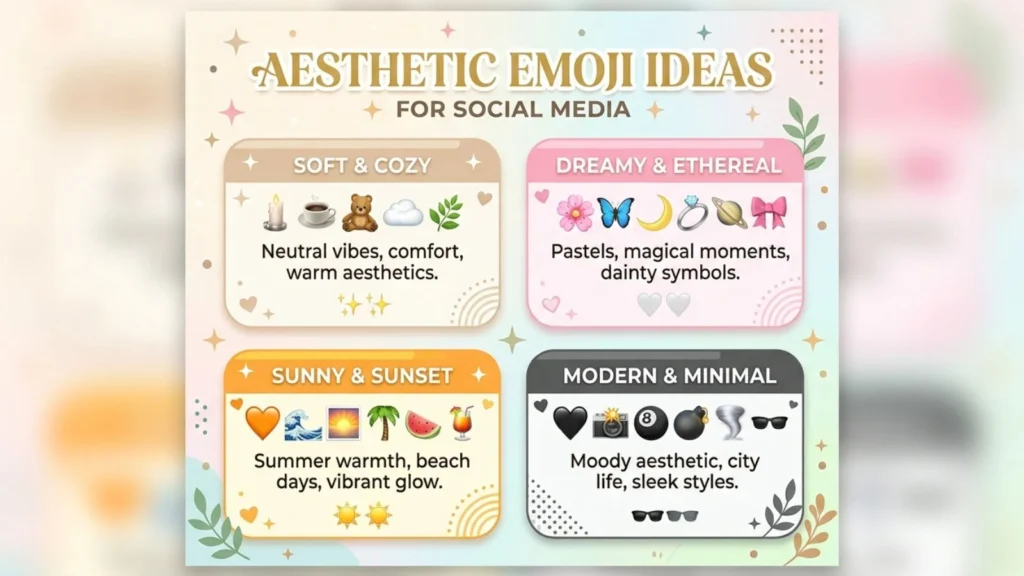 Aesthetic Emoji Ideas for Social Media