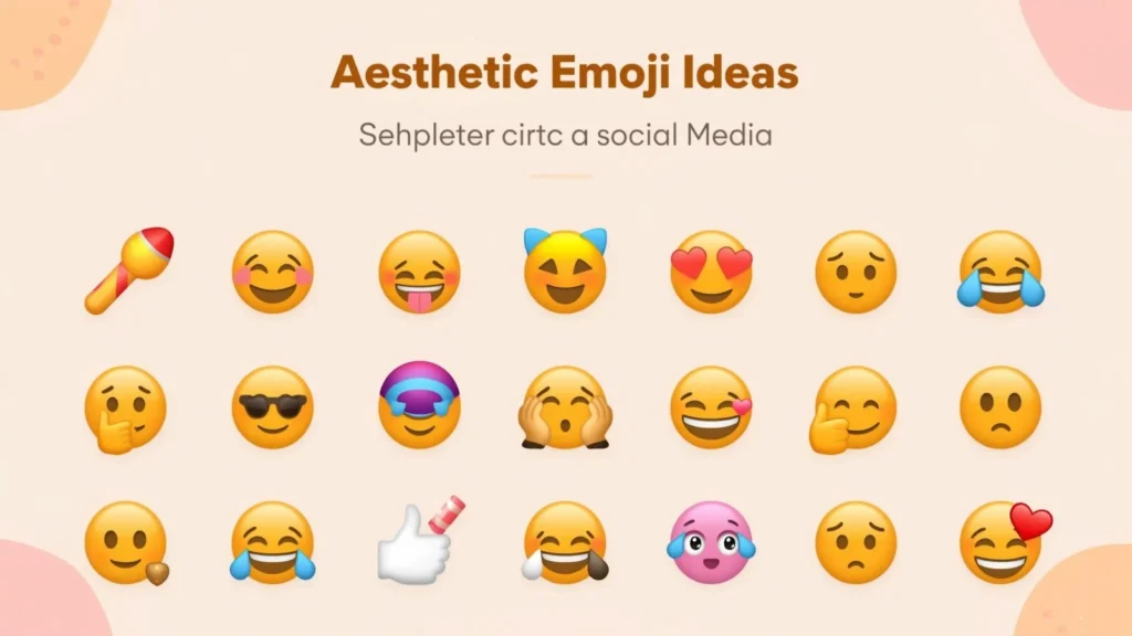 Aesthetic Emoji Ideas for Social Media