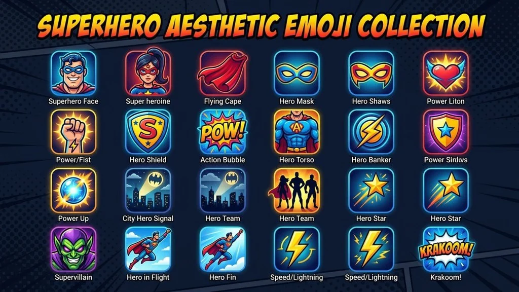 Aesthetic emoji ideas for social media