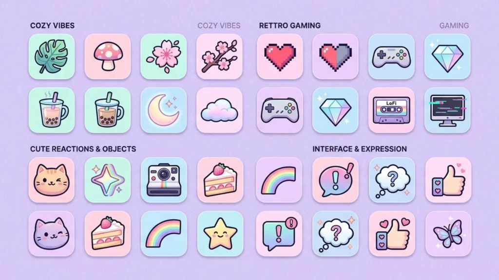 Aesthetic Emoji Ideas for Social Media
