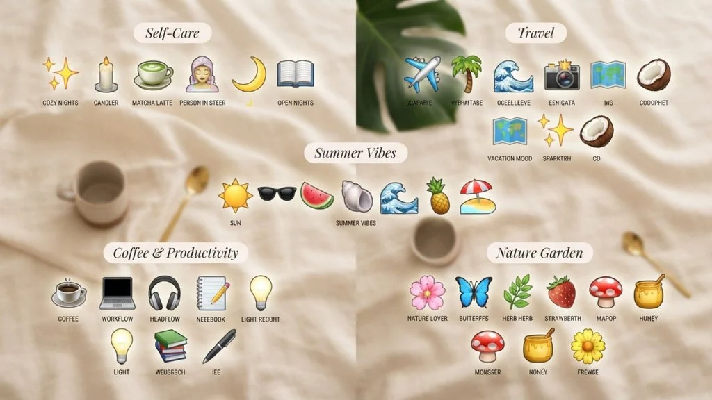 Aesthetic Emoji Ideas for Social Media