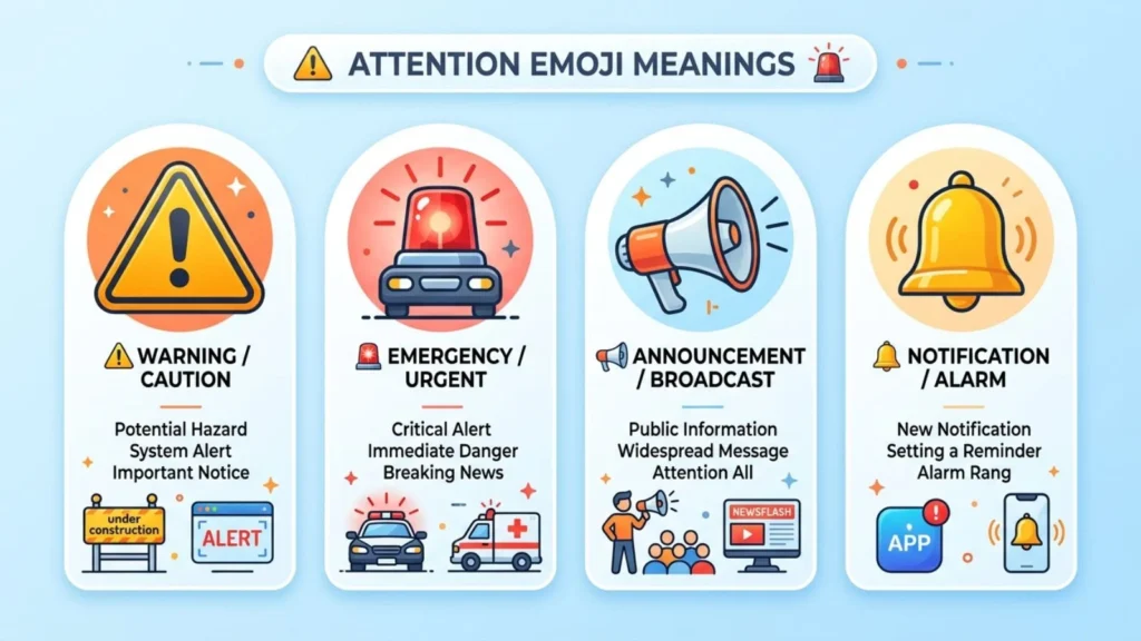 Attention Emoji Mean