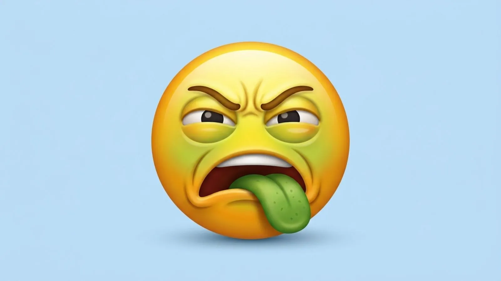 Disgusted Face Emoji