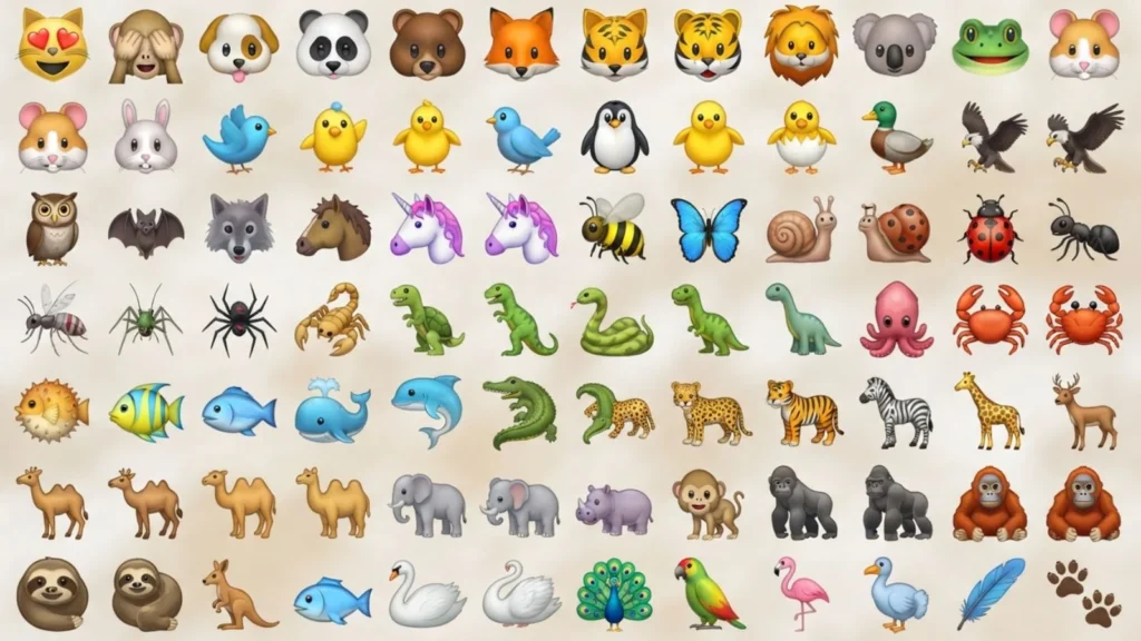 Emoji Animals Mean