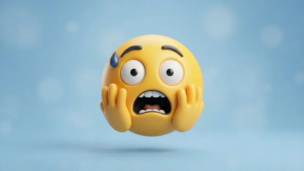 Emoji Scared Mean