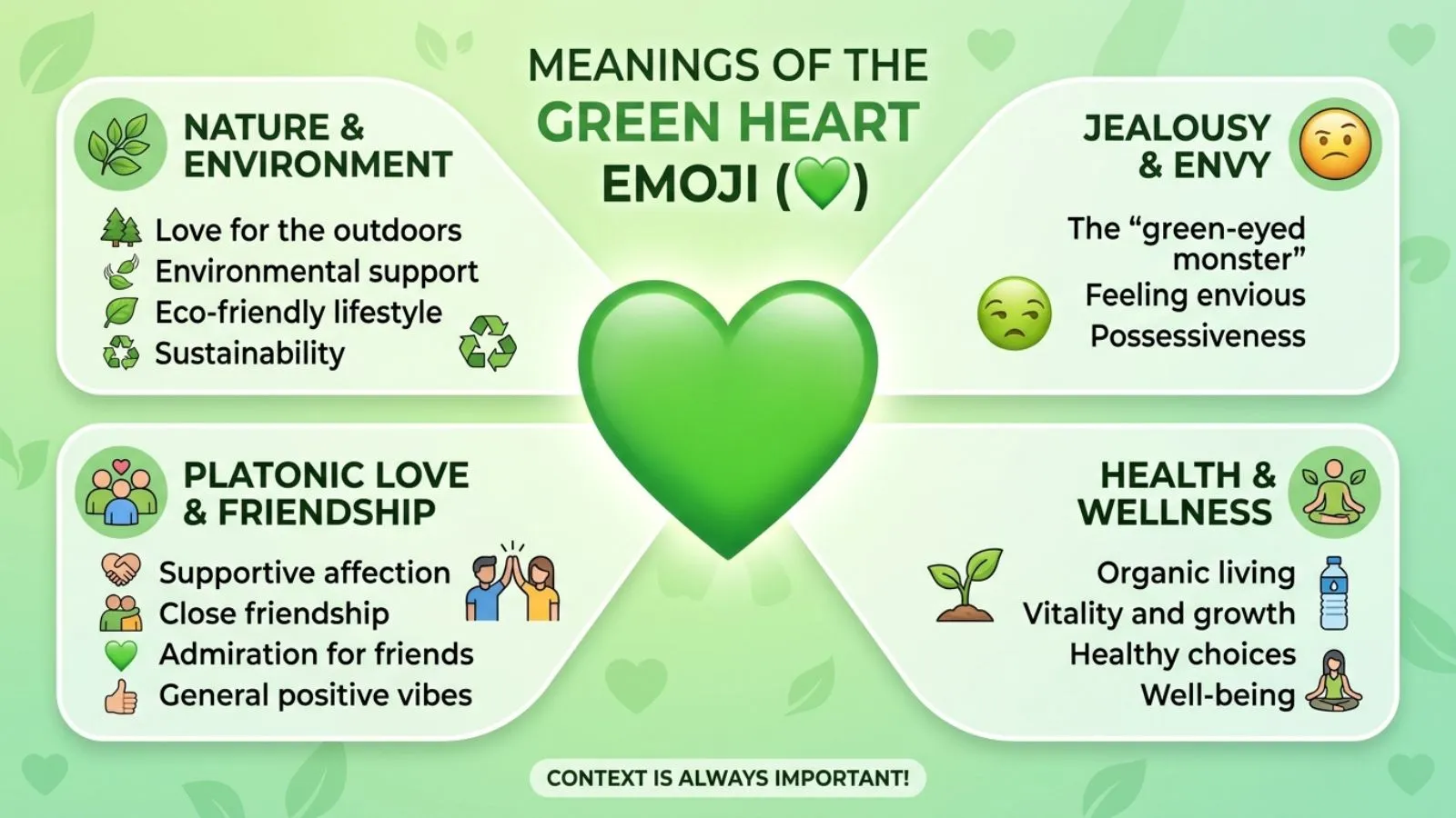 Green Heart Emoji Mean