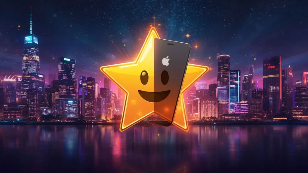 Half Star Emoji iPhone