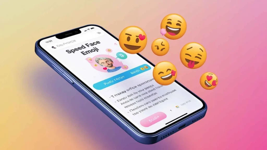 How to use Speed Face Emoji 