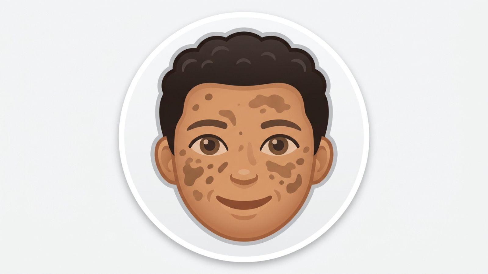 Hyper pigmentation emoji