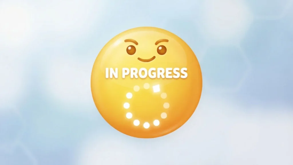 In Progress Emoji Mean