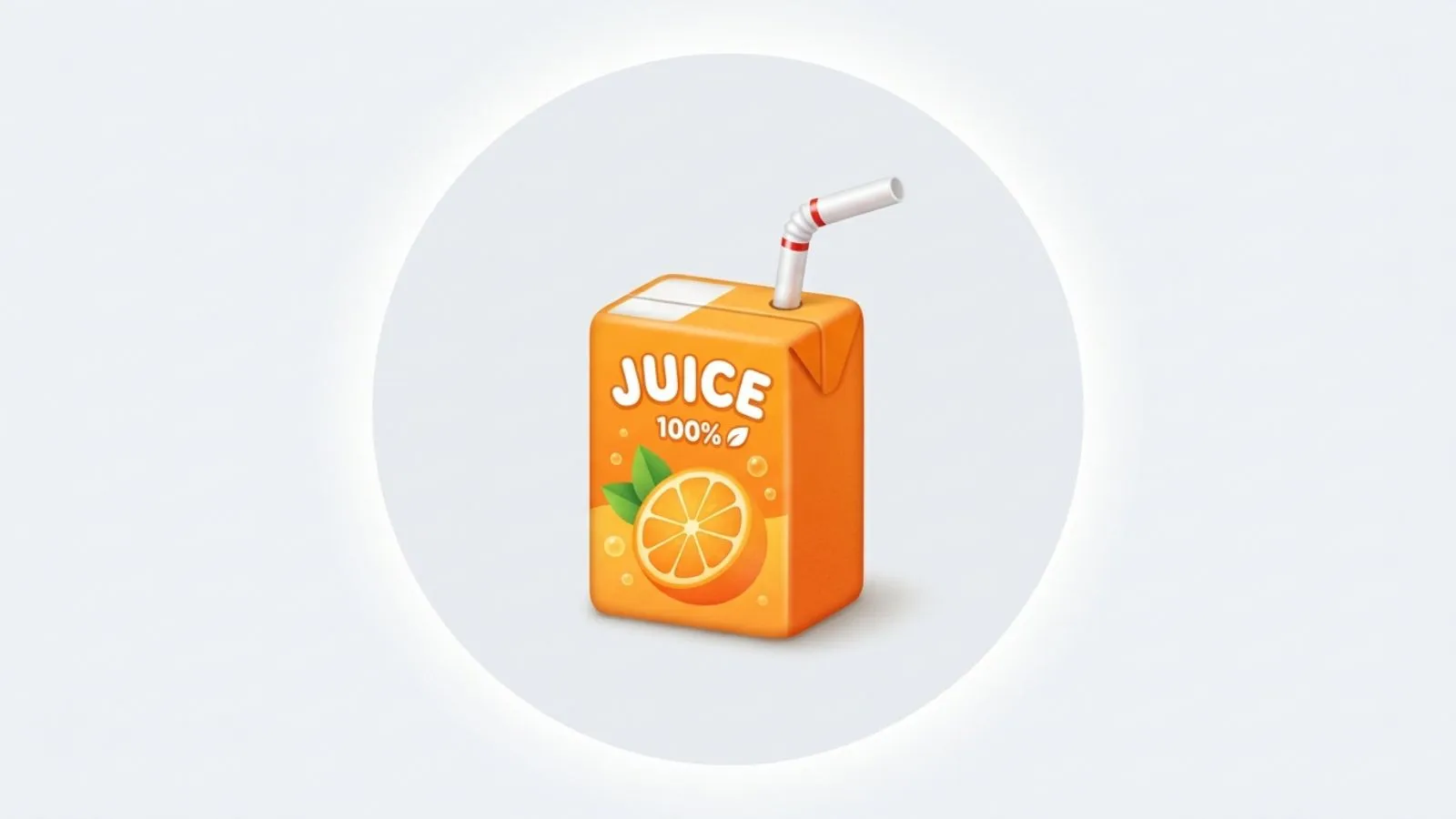 Juice Box Emoji