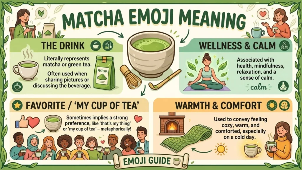 Matcha Emoji Mean
