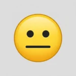 Neutral Face Emoji
