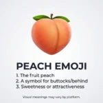 Peach Emoji Mean