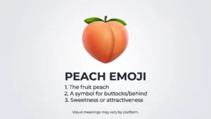 Peach Emoji Mean