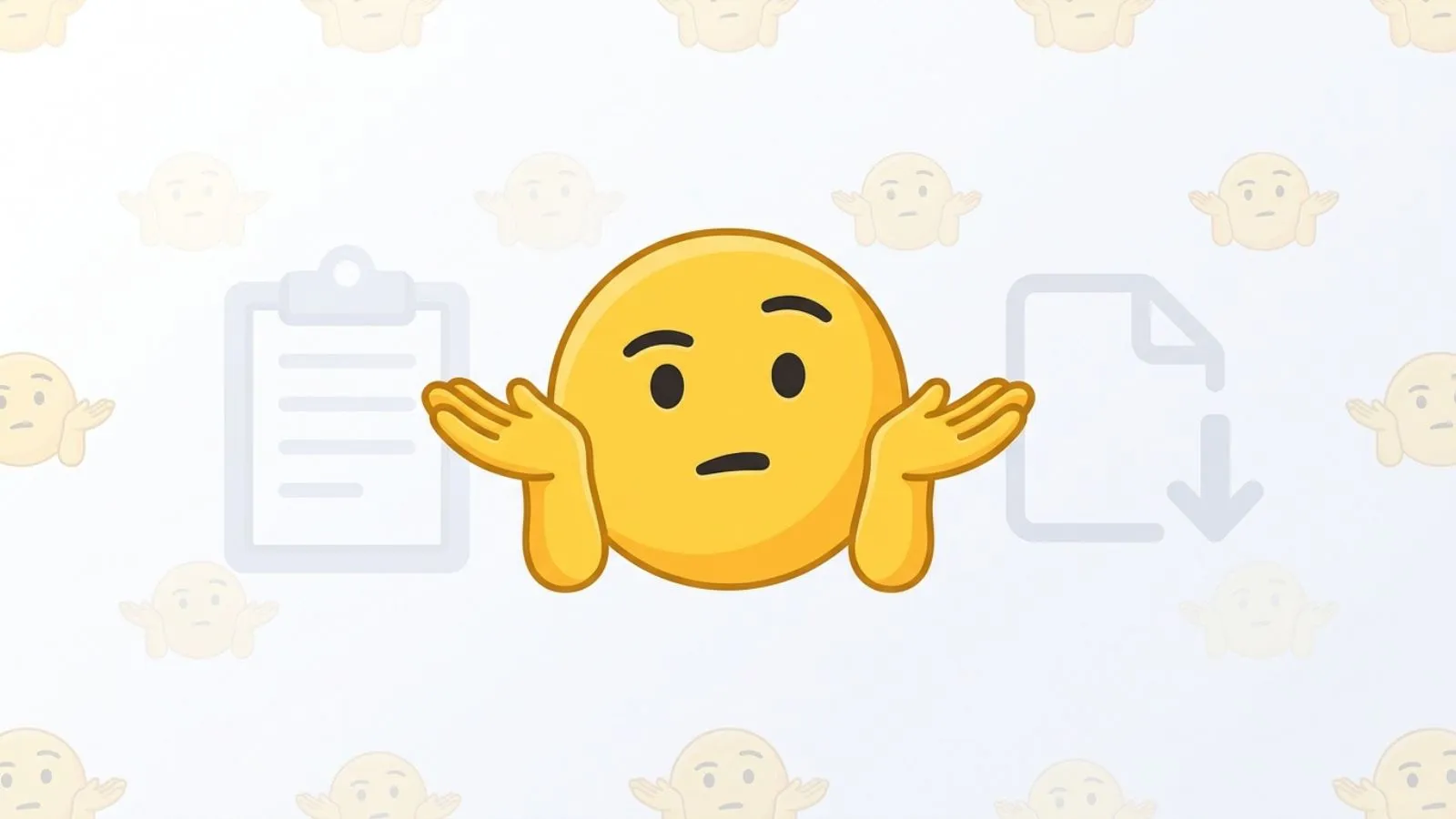 Shrug Emoji Copy Paste