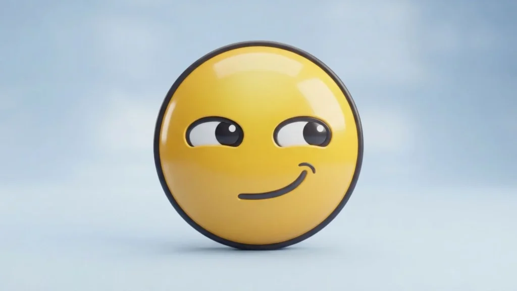 Side Eye Emoji Copy and Paste mean