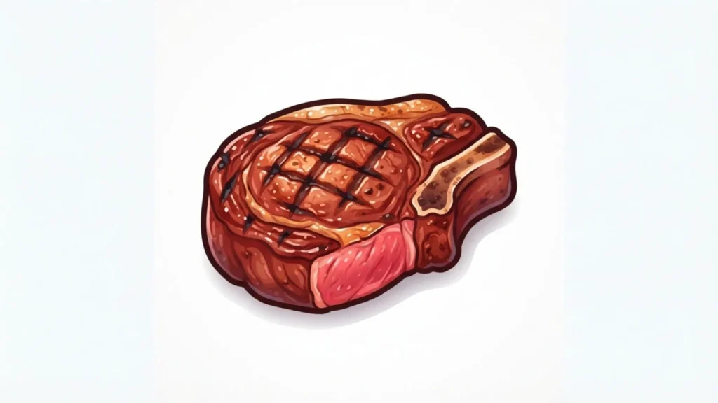 Steak Emoji mean