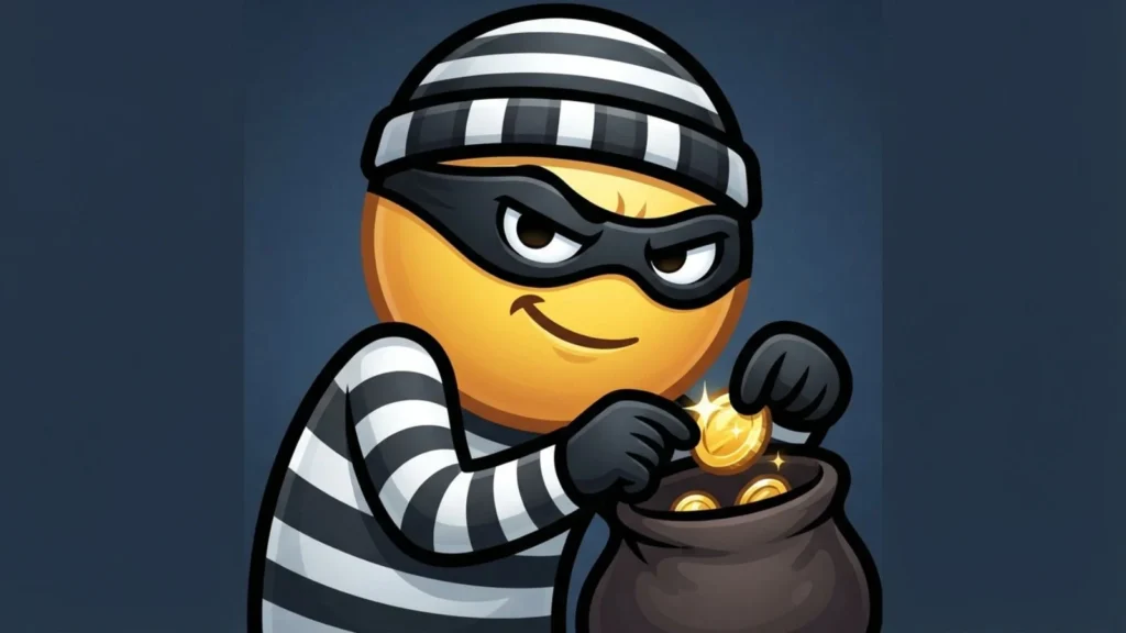 Thief Emoji Mean