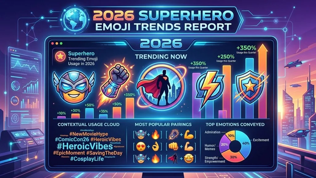 Trending emoji usage in 2026