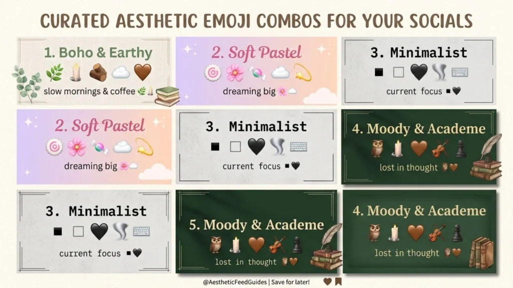 Aesthetic Emoji Ideas for Social Media