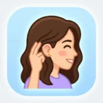 Tucking Hair Behind Ear Emoji