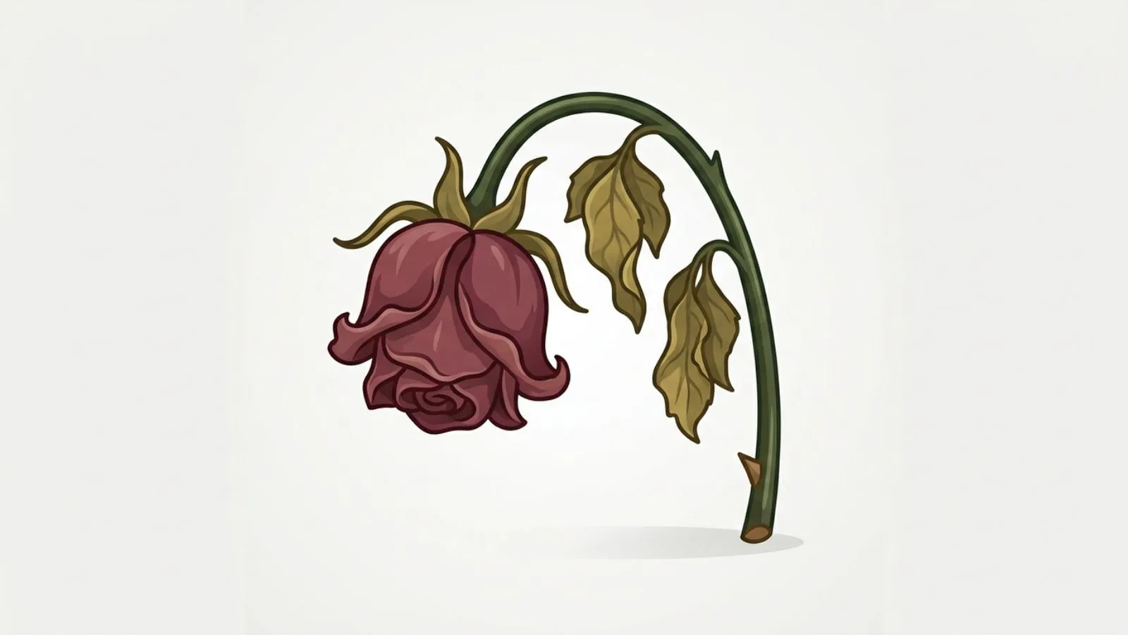 Wilted Rose Emoji Mean