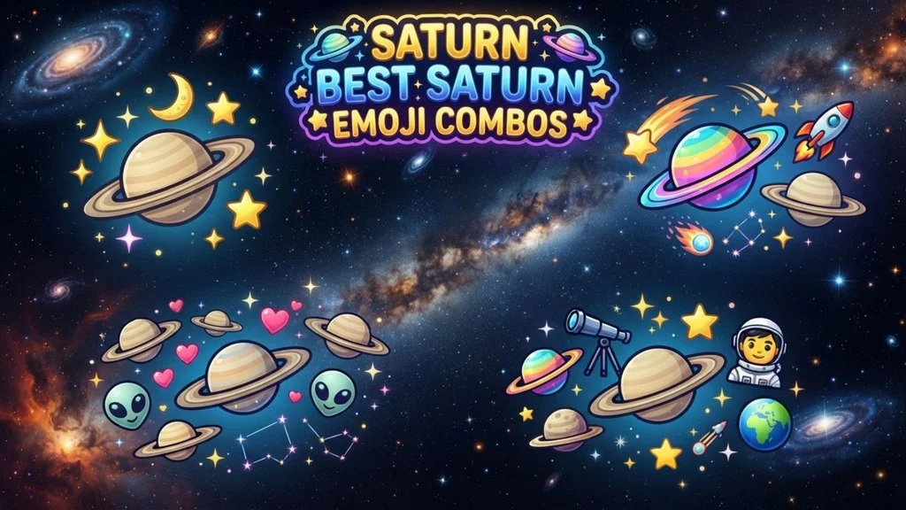 Best Saturn Emoji Combos Copy & Paste