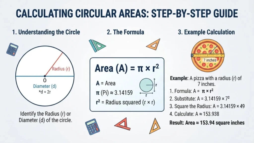 Calculating Circular or Round Areas